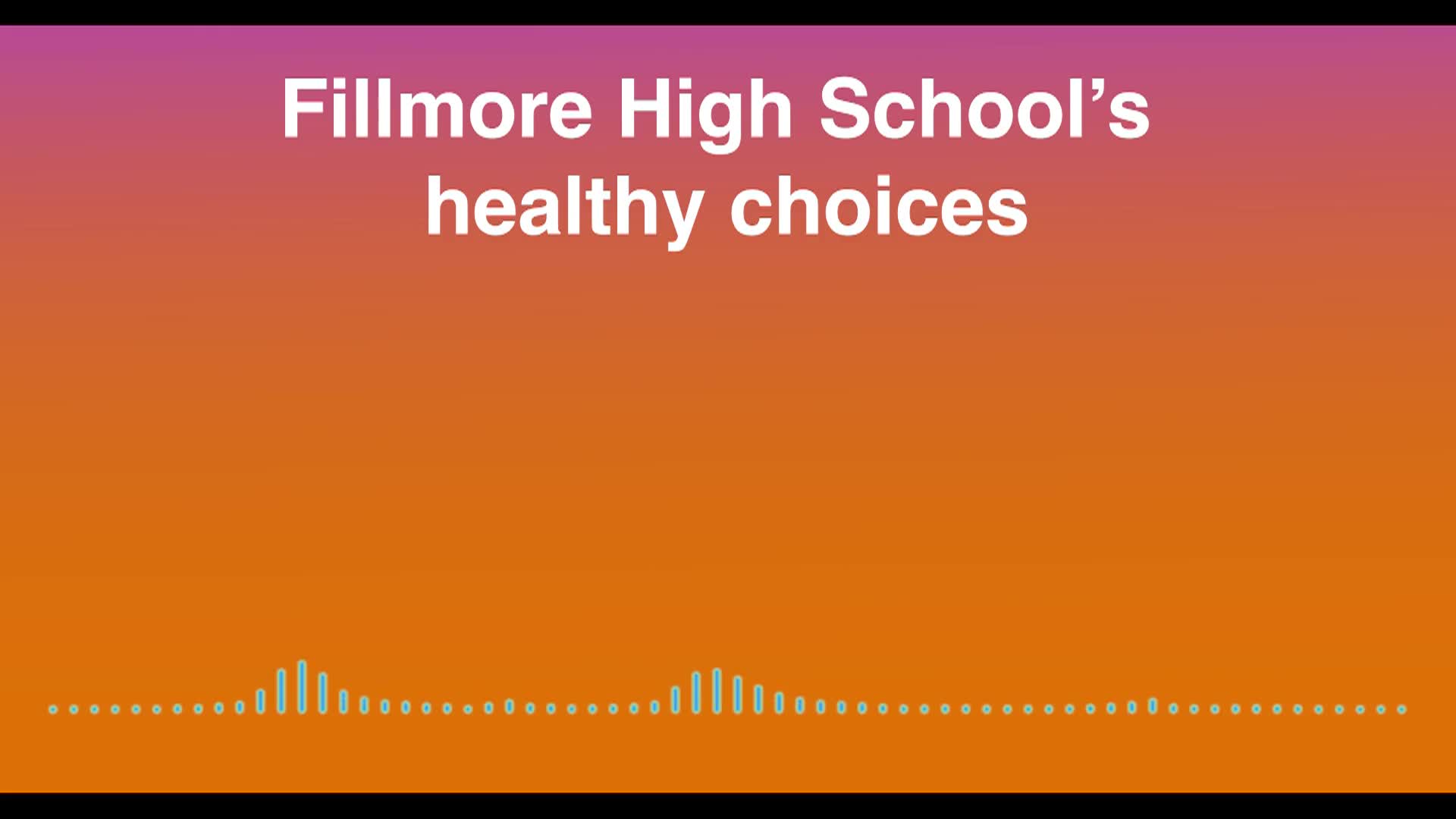 PSA - BRITE/Reality Improv Connection - Fillmore HS vape