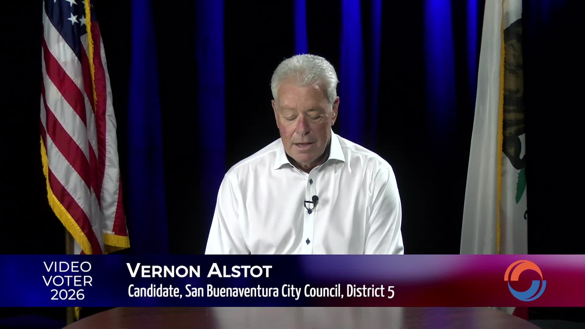 Video Voter 2026 - Vernon Alstot, Candidate, District 5, Ventura City Council