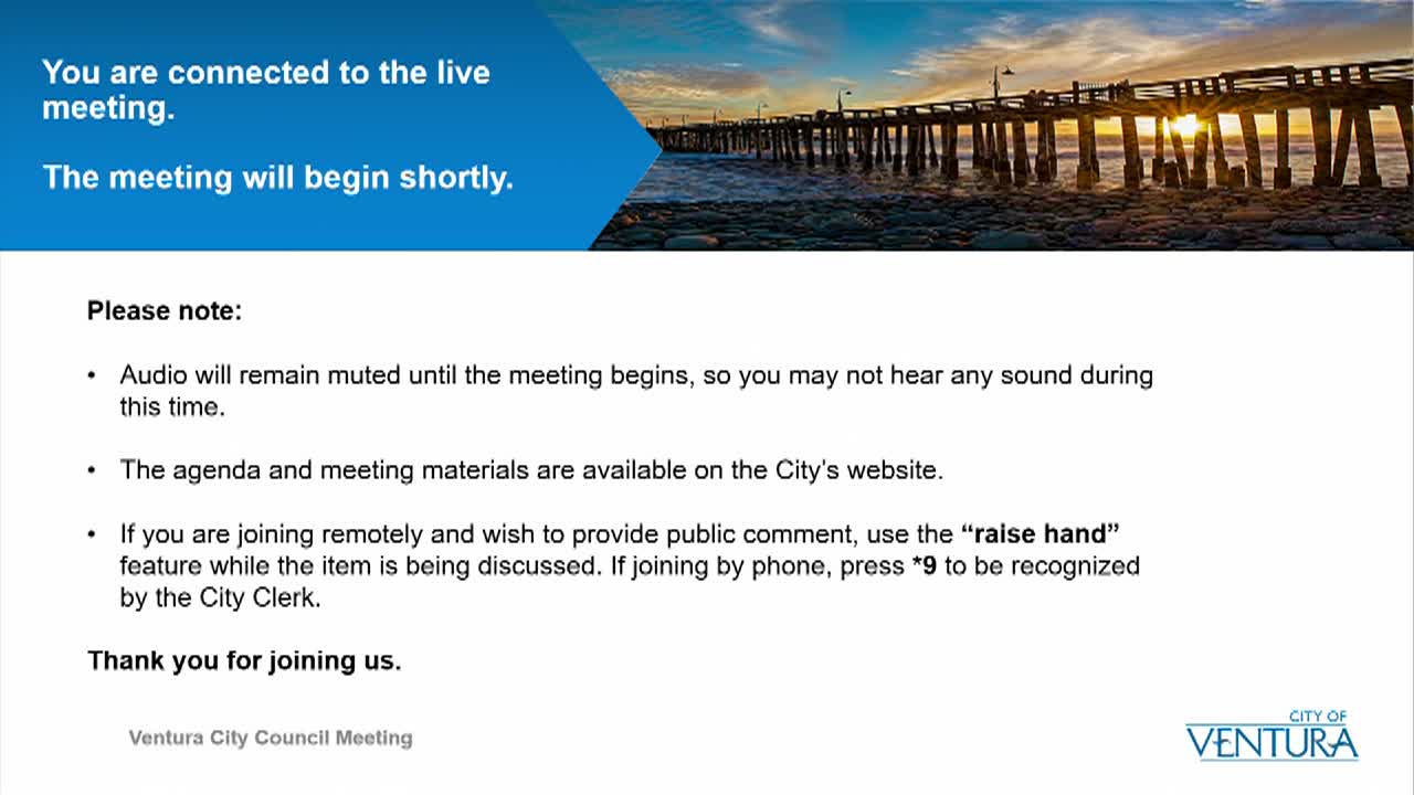 City Council Meeting replay from Tuesday, October 13, 2026