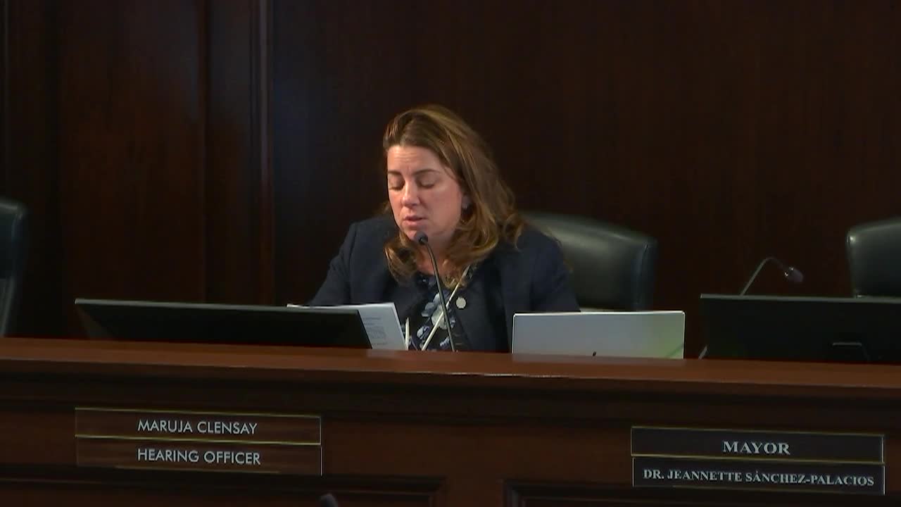 Director's Hearing - LIVE - Monday October 19 2026